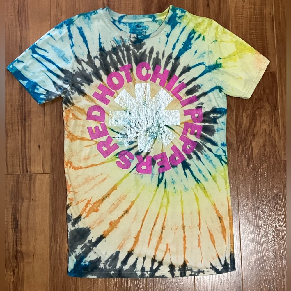 🧡3/20$* Red Hot Chili Peppers Tie Dye T-Shirt